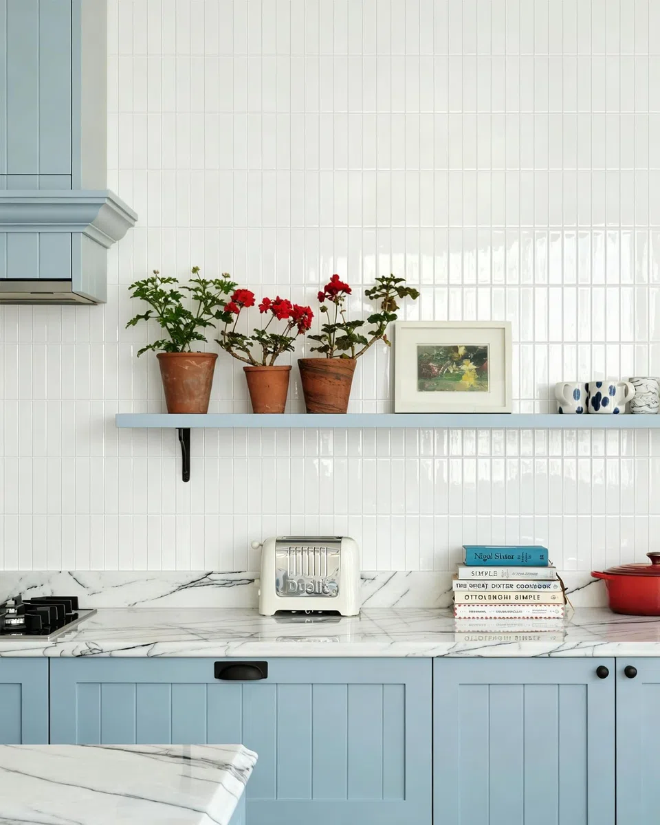 MORCART 3D Adesivi per Piastrelle Adesivi Autoadesivi per Cucina Mattonelle per Bagno Camino Rimovibili Impermeabili Bianco Puro 10 Pezzi - MT1988