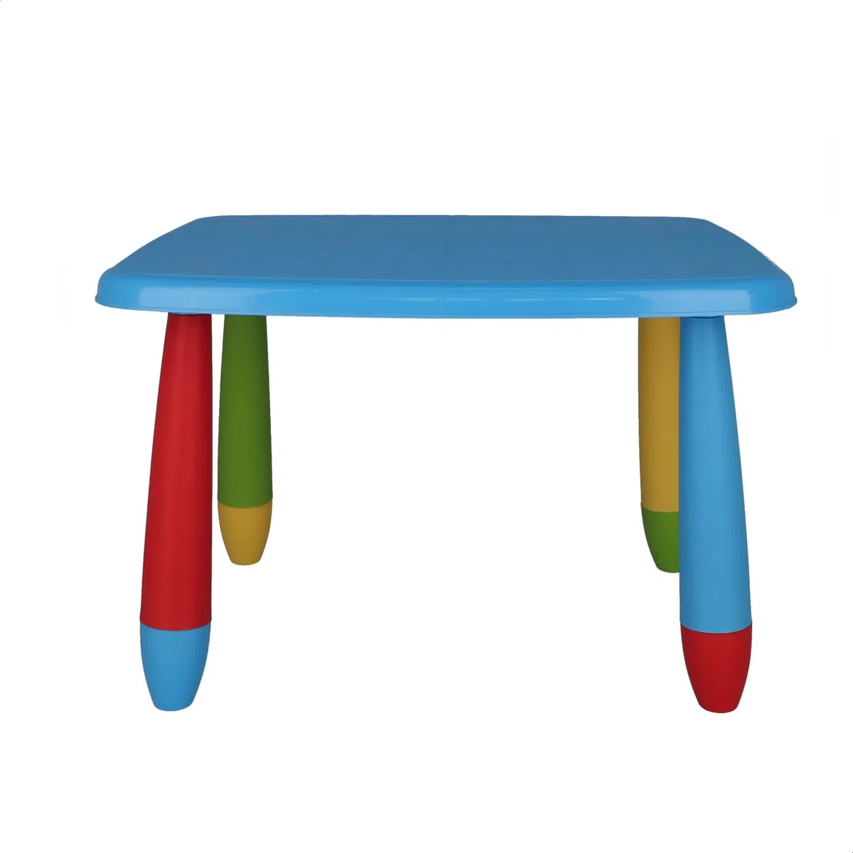 Mueblear 90043 - Tavolo per bambini rettangolare in plastica, 73 x 58 x 48 cm, colore: blu