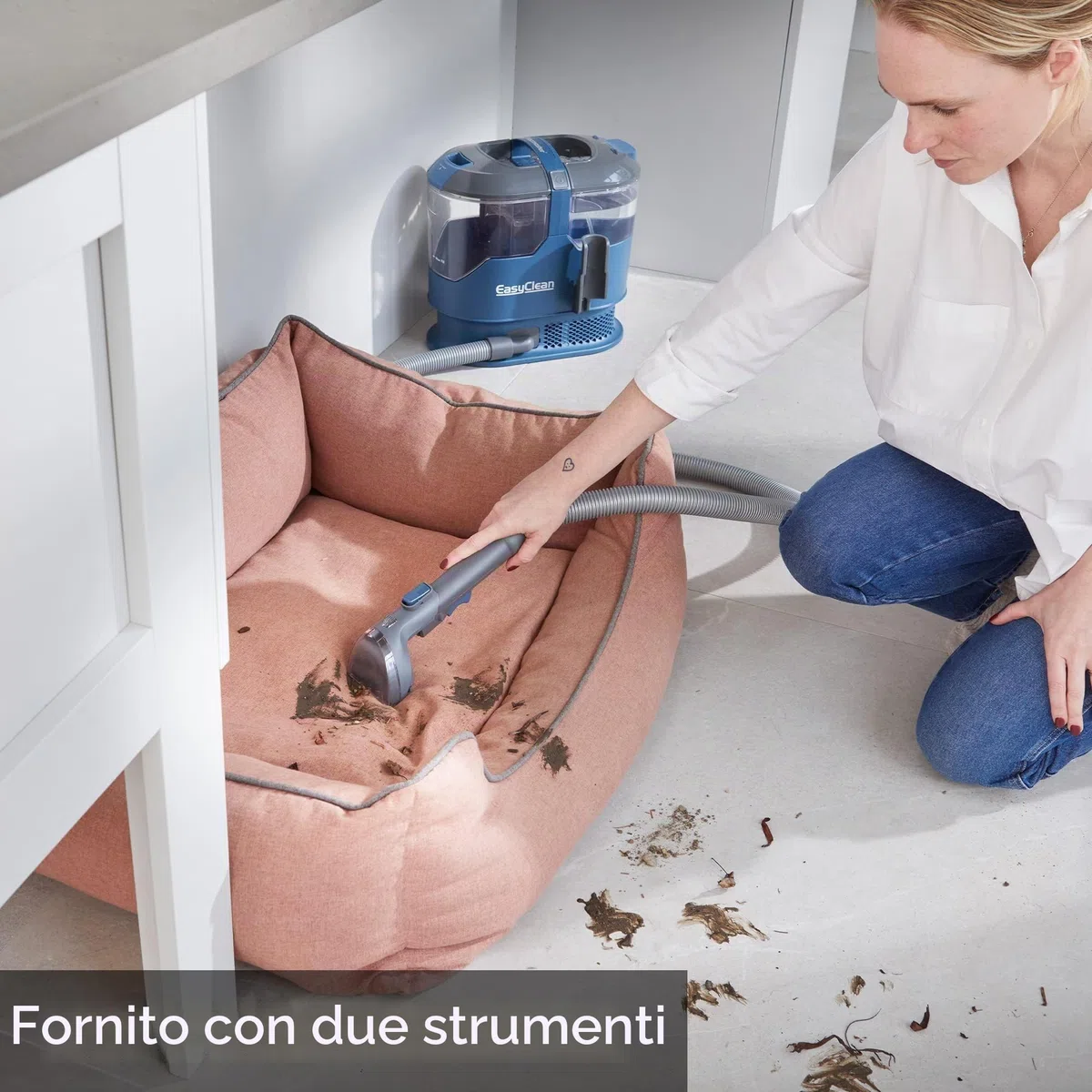 Vacmaster SCA0801 Lavatappeti Detergente per Tappezzeria Macchie | Aspirapolvere umido e secco Potenza detergente Per divani, tappeti, tappezzeria, automobili | 800 W