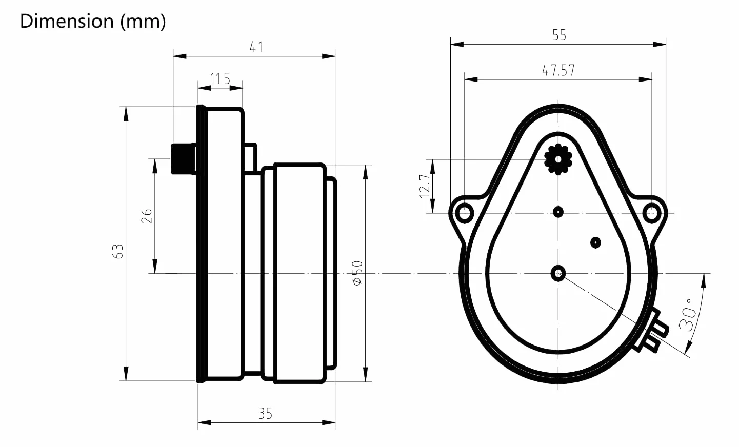 Motore sincrono Valemo di ricambio per valvole di zona 24 VAC/50 Hz e 5 RPM