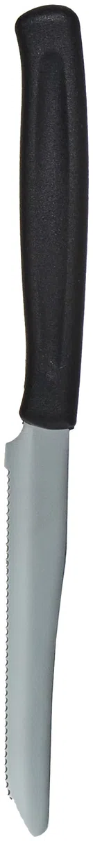 Kaimano KDN041512N Dinamik Coltelli da Tavola, Acciaio Inossidabile, Nero, 12 unità