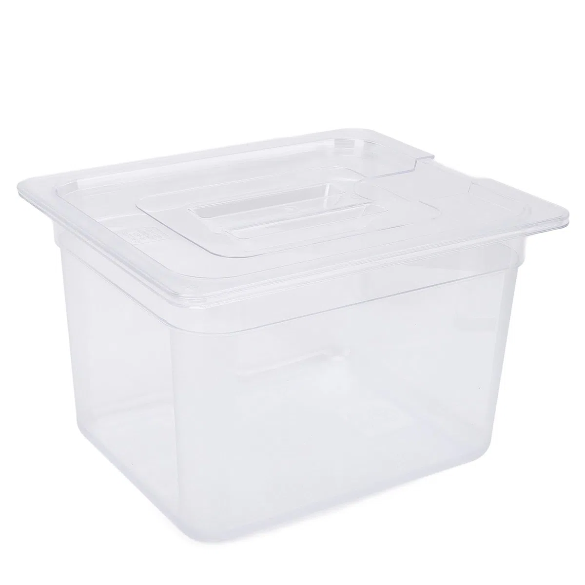Contenitore per Cottura Lenta da 12 Litri con Coperchio, Contenitore per Pentola a Cottura Lenta Sous Vide Intervallo di Temperatura del Contenitore per Cottura da -40°C a 100°C,