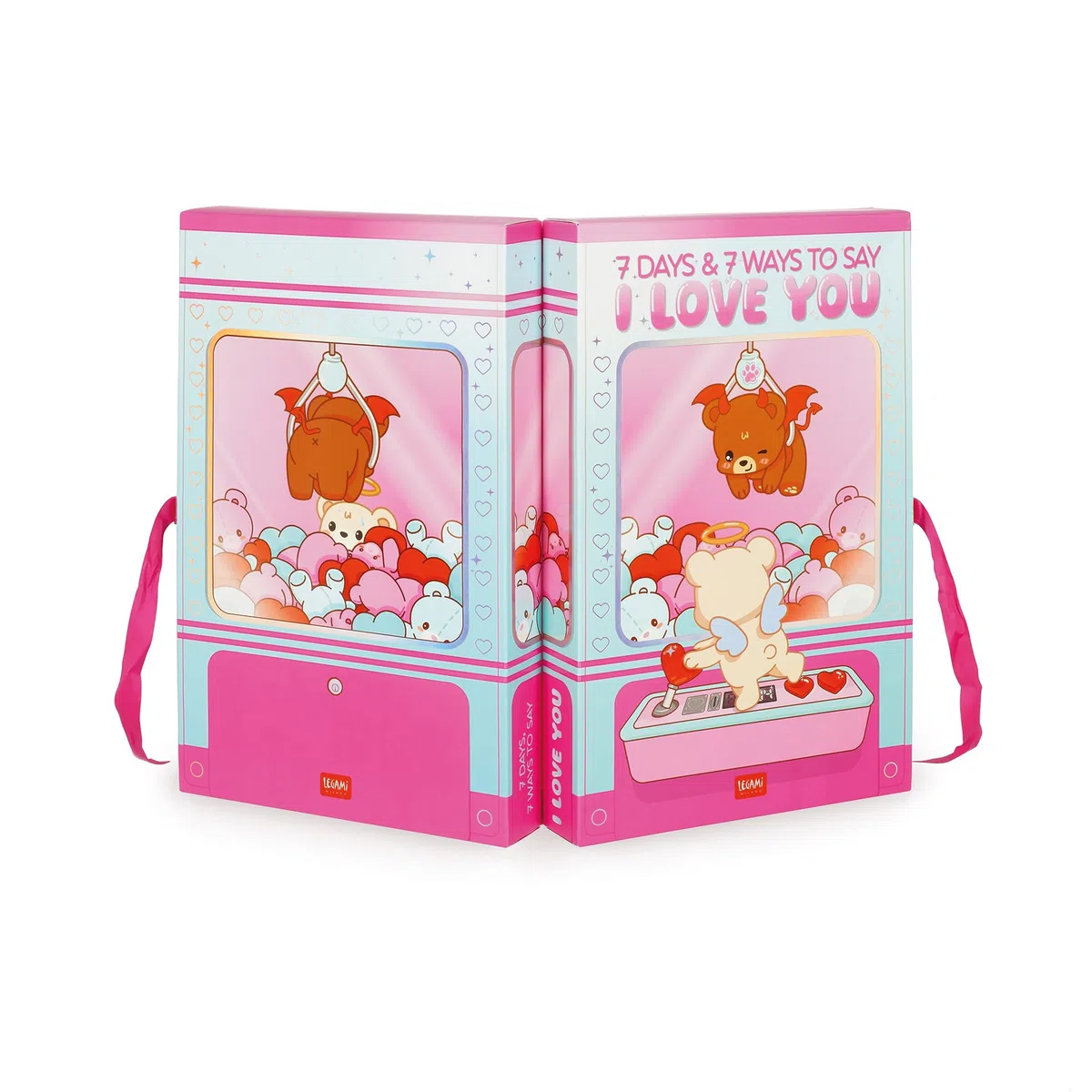Legami - Scatola con 7 sorprese - 7 Days & 7 Ways to Say I Love You, con Dettagli in UV, Idea Regalo