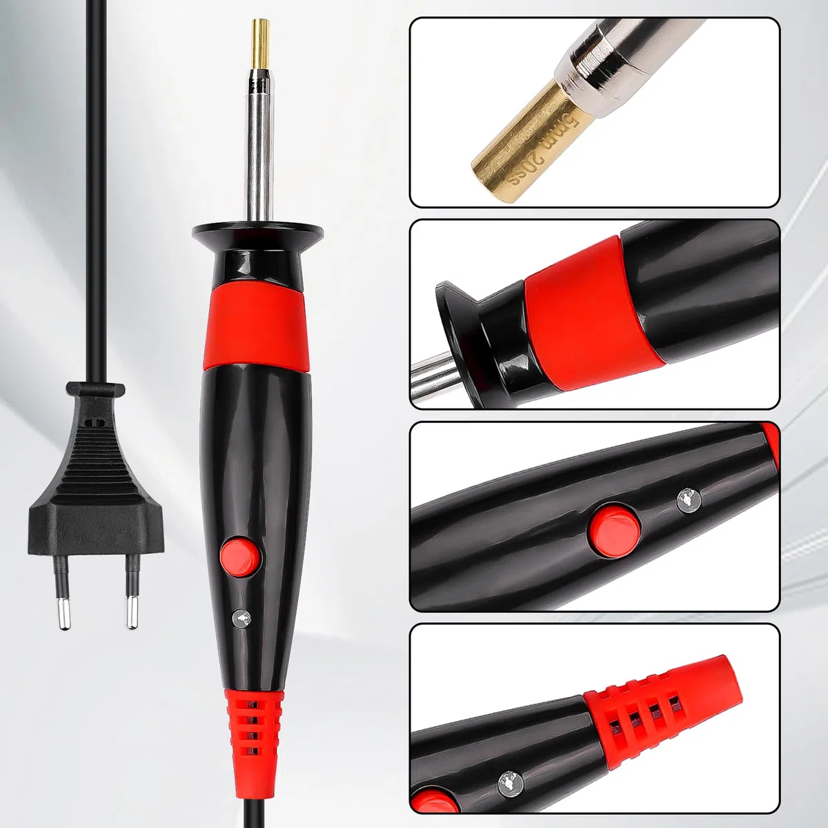 Applicatore Strass Termoadesivi con 9 Punte, 3 Scatole Strass Decorativi, Applicatore Strass Hotfix Strumento Pietre Penna Pistola Hot Fix Per Tessuti, Scarpe, Vestiti Fai Da Te