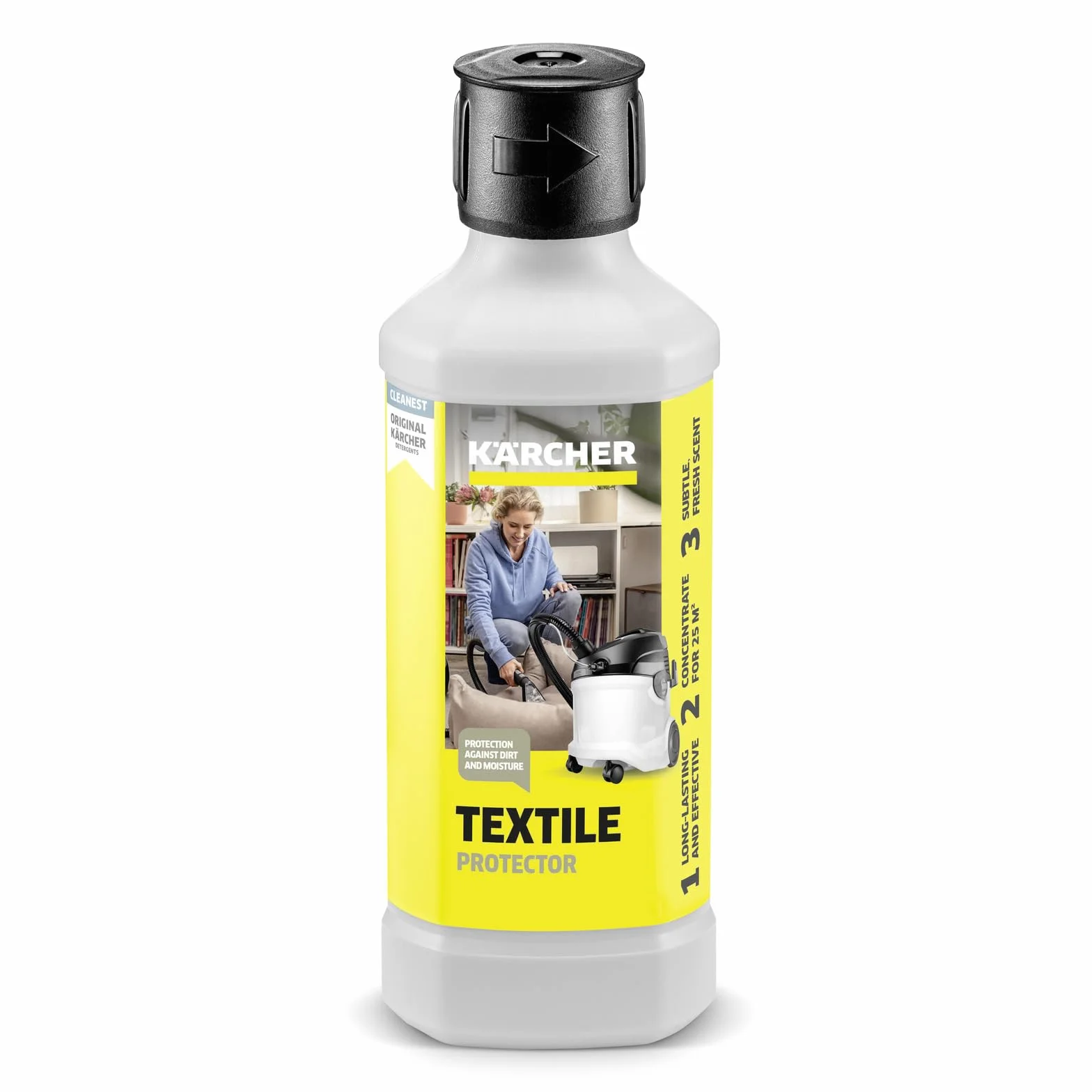 Kärcher - Impermeabilizzante per tessuti Care Tex RM 762 (500 ml, pellicola protettiva, per tappeti, tappezzeria e sedili auto, compatibile con Kärcher SE)