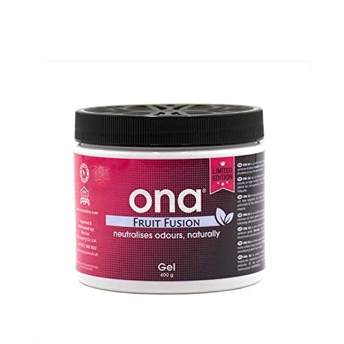 ona Gel Fruit Fusion, neutralizzatore di odori, 500 ml, neutralizza gli odori in modo sicuro, naturale e permanente