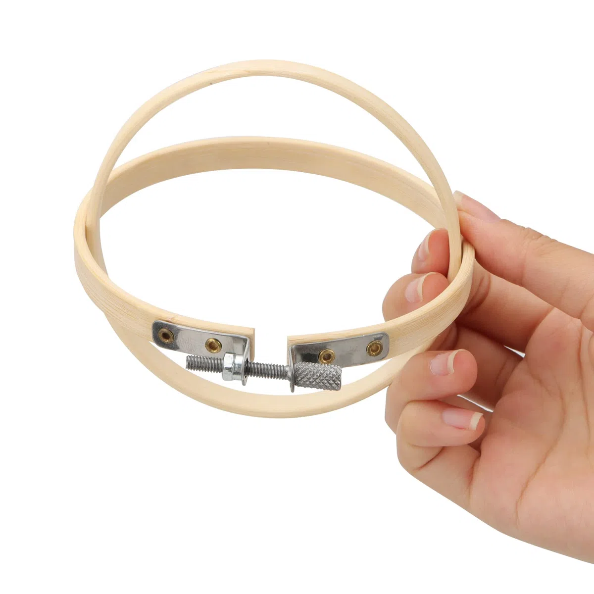MANCHAP Confezione da 20 cerchi da ricamo 10 cm, telaio da ricamo, regolabili, per ricamo a punto croce, anelli circolari per lavori artigianal