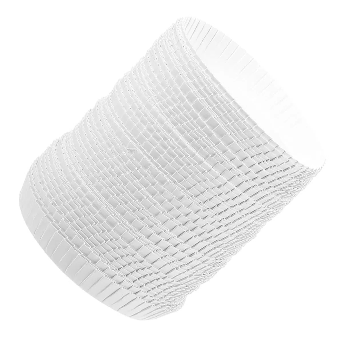 Cabilock 100 Pezzi Coperchio bicchiere di carta usa e getta Accessori per bevande bevendo caldi coperchi bicchieri di carta bianca