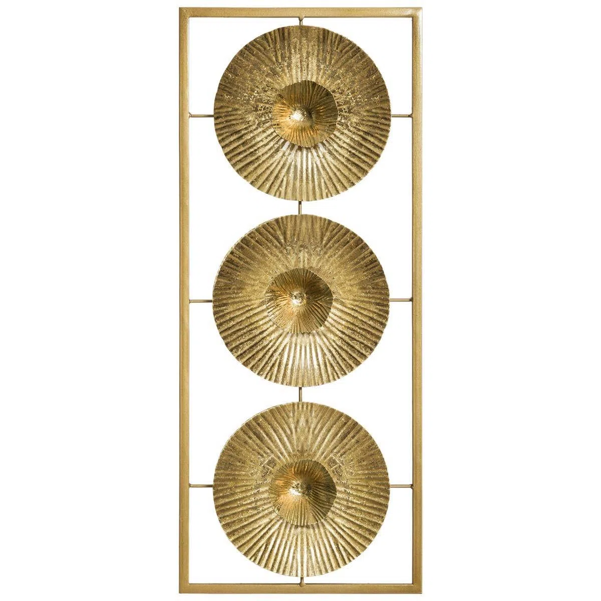 ATMOSPHERA CREATEUR D'INTERIEUR - Decorazione murale in Metallo Dorato 25x61cm