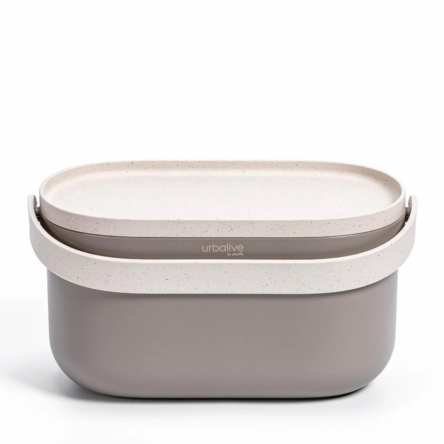 Urbalive Design, bidone della spazzatura biologico per la cucina, 4 litri, contenitore per compost con coperchio, piccolo contenitore per rifiuti organici quotidiani, lavabile in lavastoviglie,