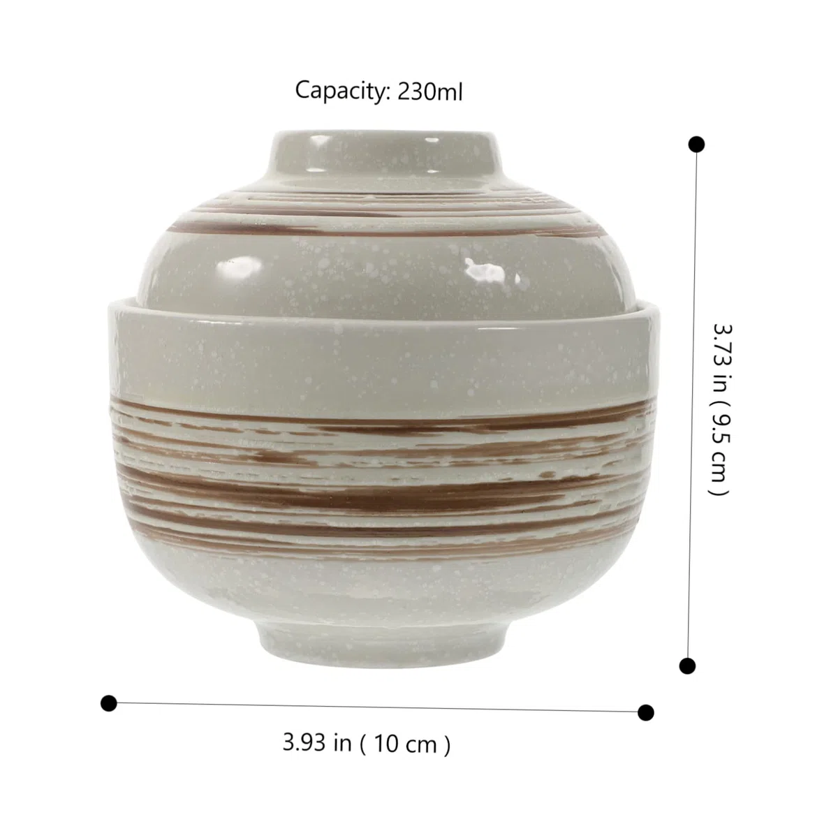 Alipis Ciotola Per Zuppa in Ceramica Coperchio Adatta Per Uso Domestico e Ristorante Versatile Per Zuppe e Antipasti