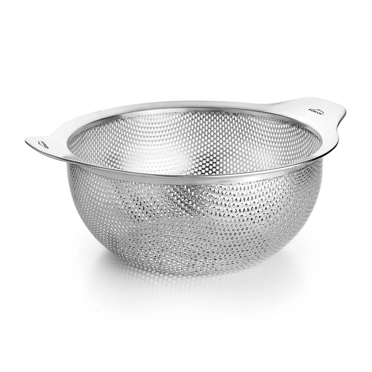 Lacor 62736 - Scolapasta Cucina Inox, Acciaio Inossidabile 18/10 e Ø24 cm | Grande contenitore impilabile con manici per scolare verdura o pasta. Adatto a pentole e lavastoviglie.
