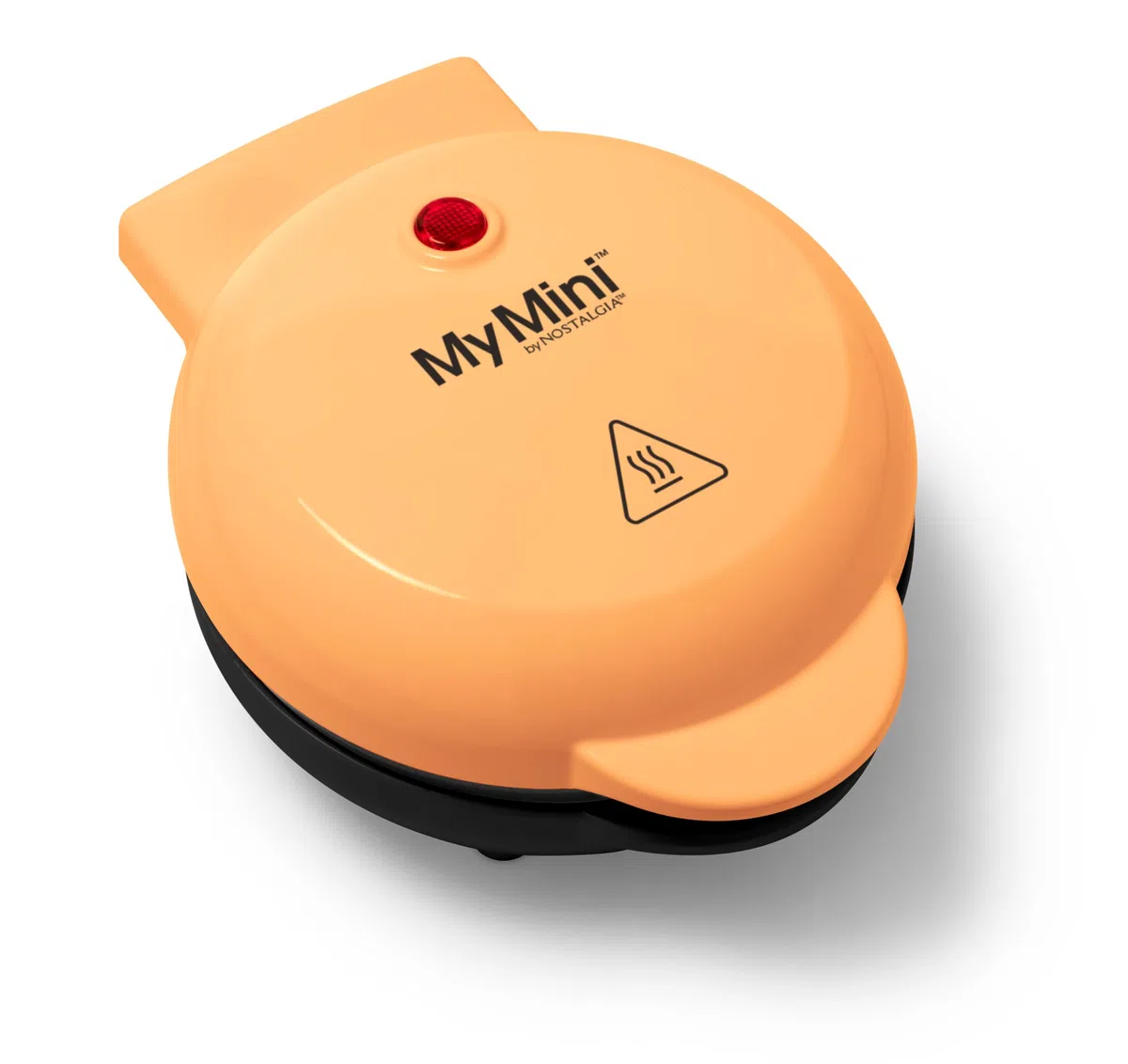 Nostalgia MyMini Griddle Elettrico Personale Nonstick ottimo per Diete Keto e Low-Carb Uova, Omelette, Pancakes, Plastica, 550 W, Arancione