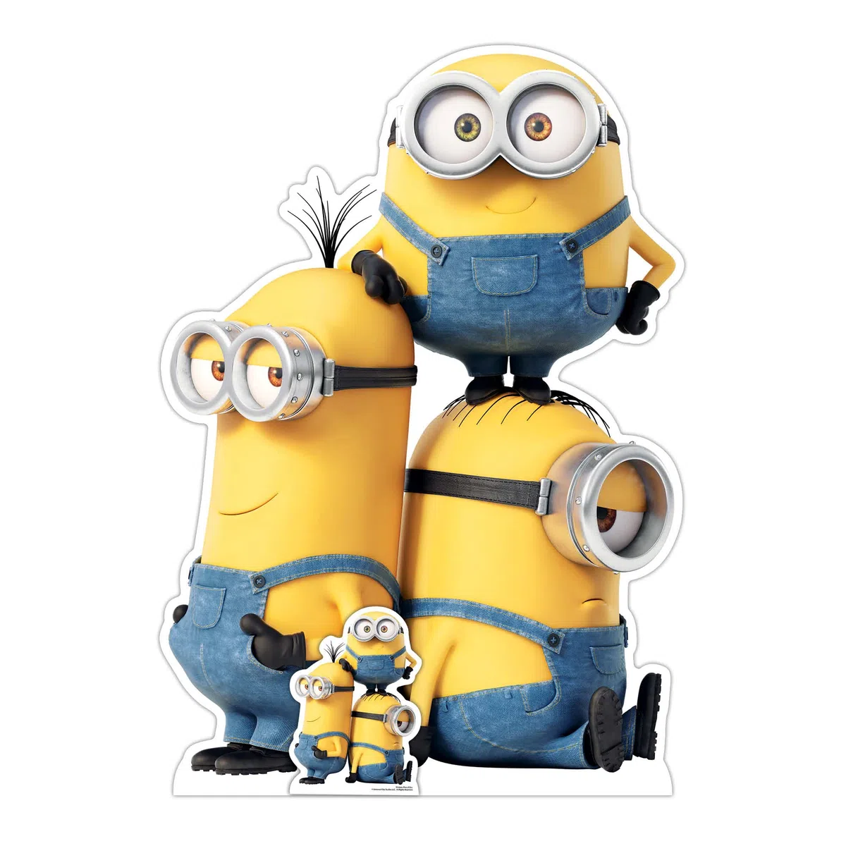 Star Cutouts SC4123 Kevin Bob e Stuart Minions Cartone Cutout Toys, Minion Party, Decorazioni per la stanza e il compleanno