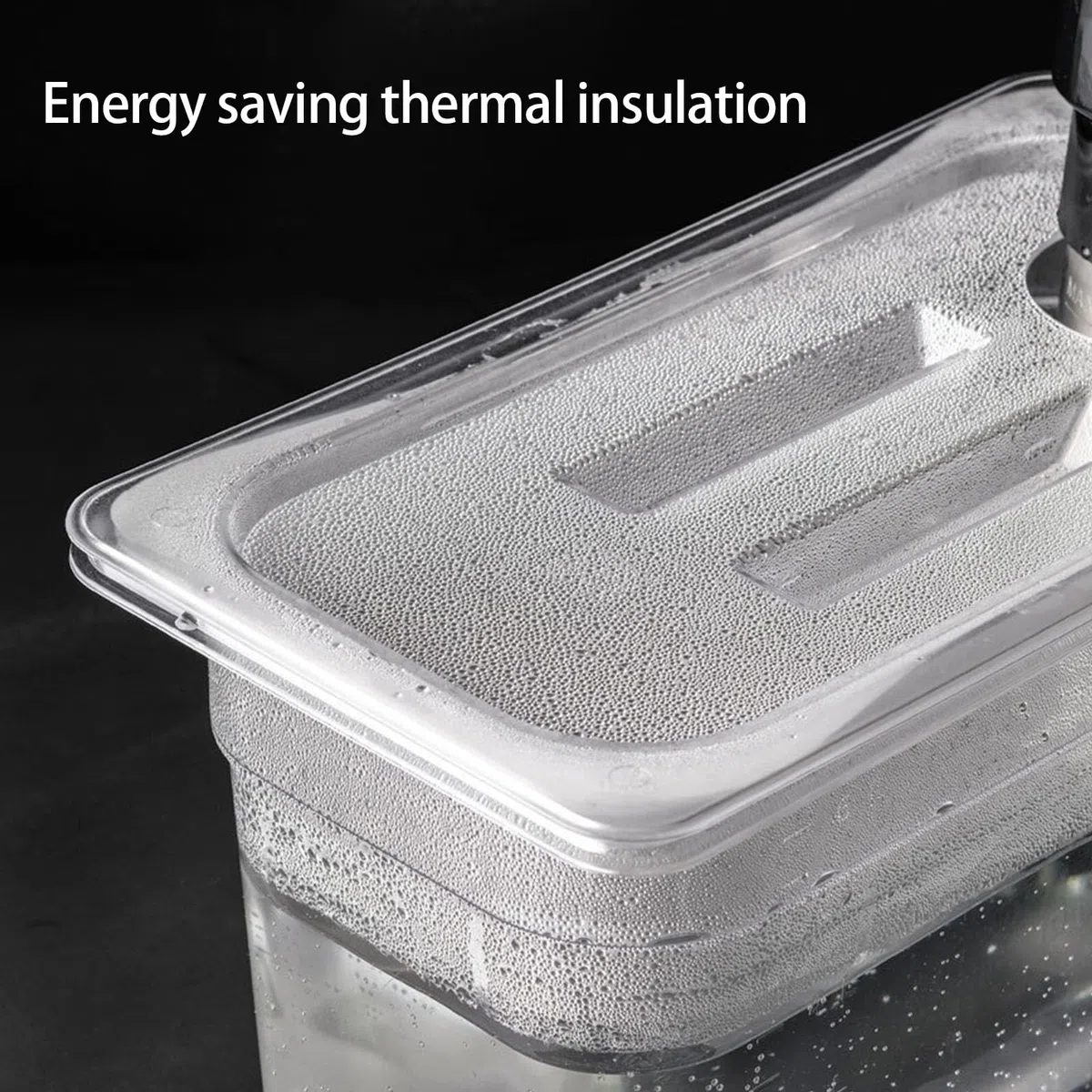 Contenitore Sous Vide ad alta capacità 6L per cucine domestiche trasparenti Custodia a cottura lenta a bassa temperatura per contenitore facile Sous Vide