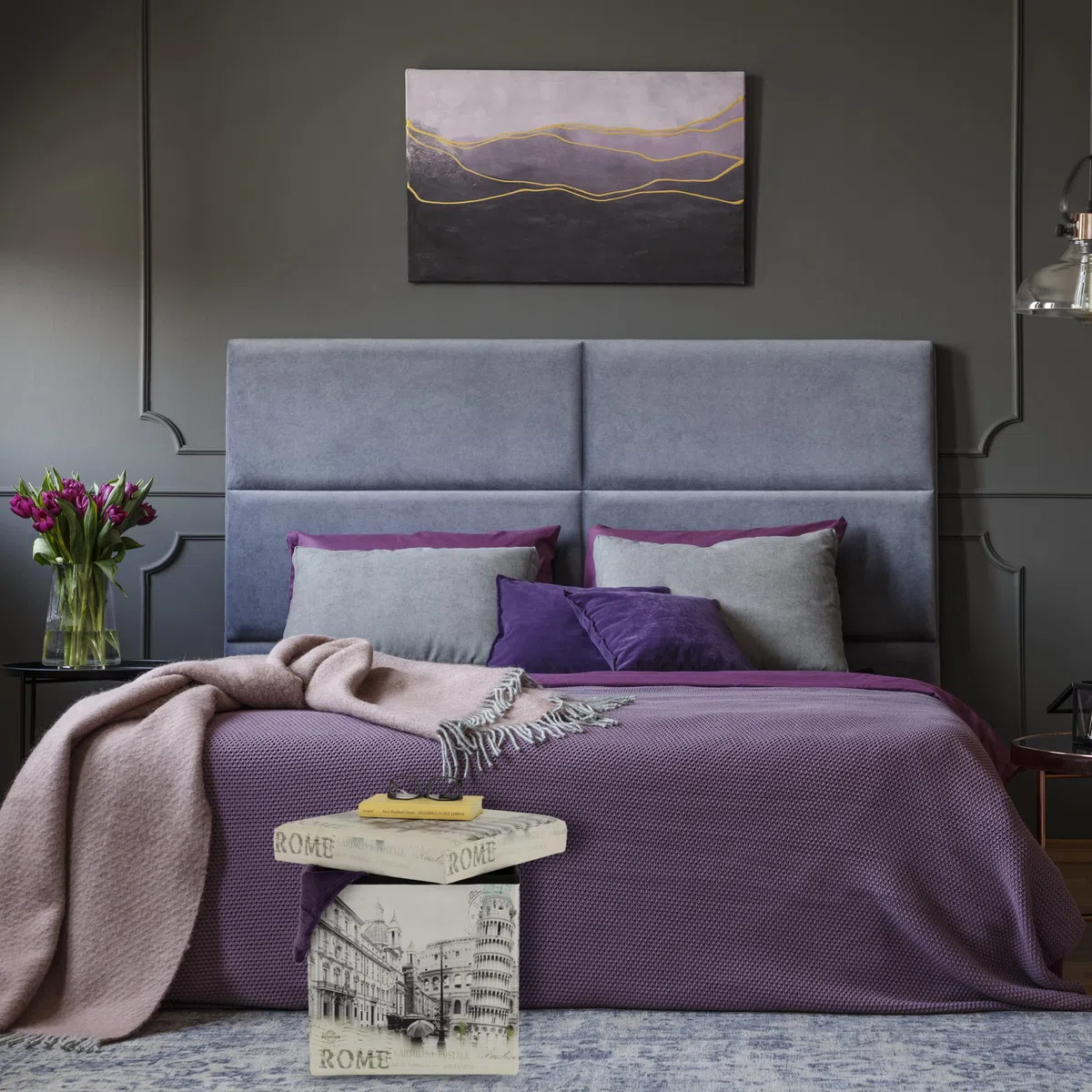 Relaxdays Pouf Contenitore, Design Vintage Italia, Sgabello Poggiapiedi Imbottito, Pieghevole, 38x37,5x37,5 cm, Bianco