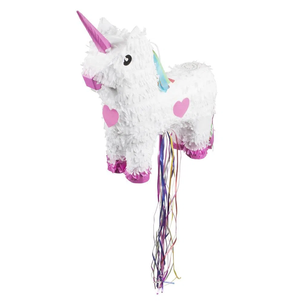 Pignatta Unicorno grande (47x39cm), bianco