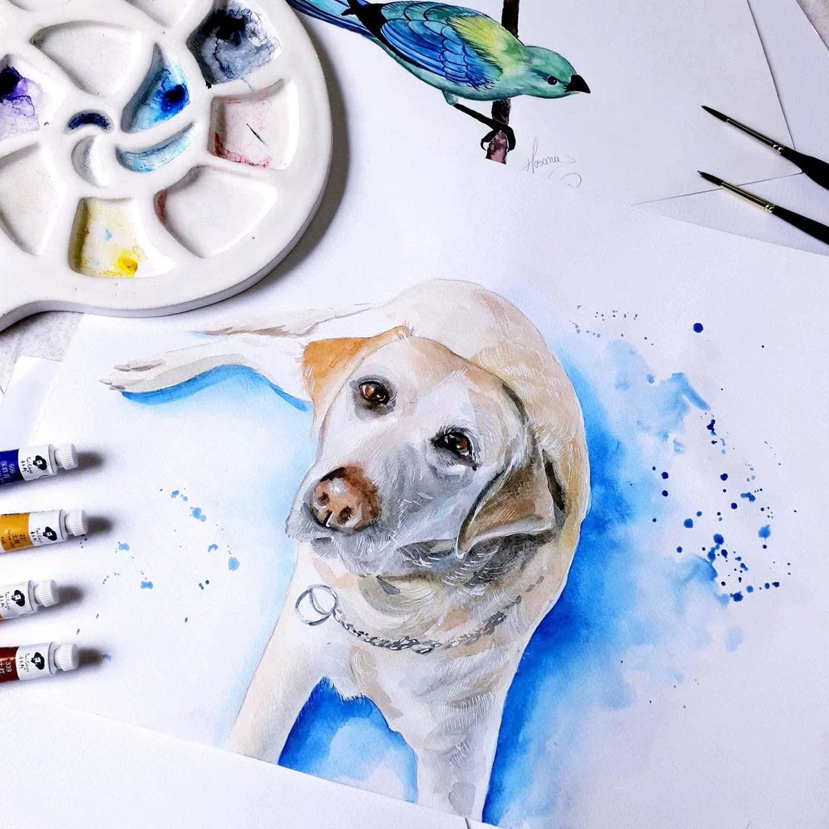 Hahnemühle Anniversary Watercolour, blocco per anniversari, 450 g/m², carta acquerello opaca, 30 x 40 cm, 15 fogli