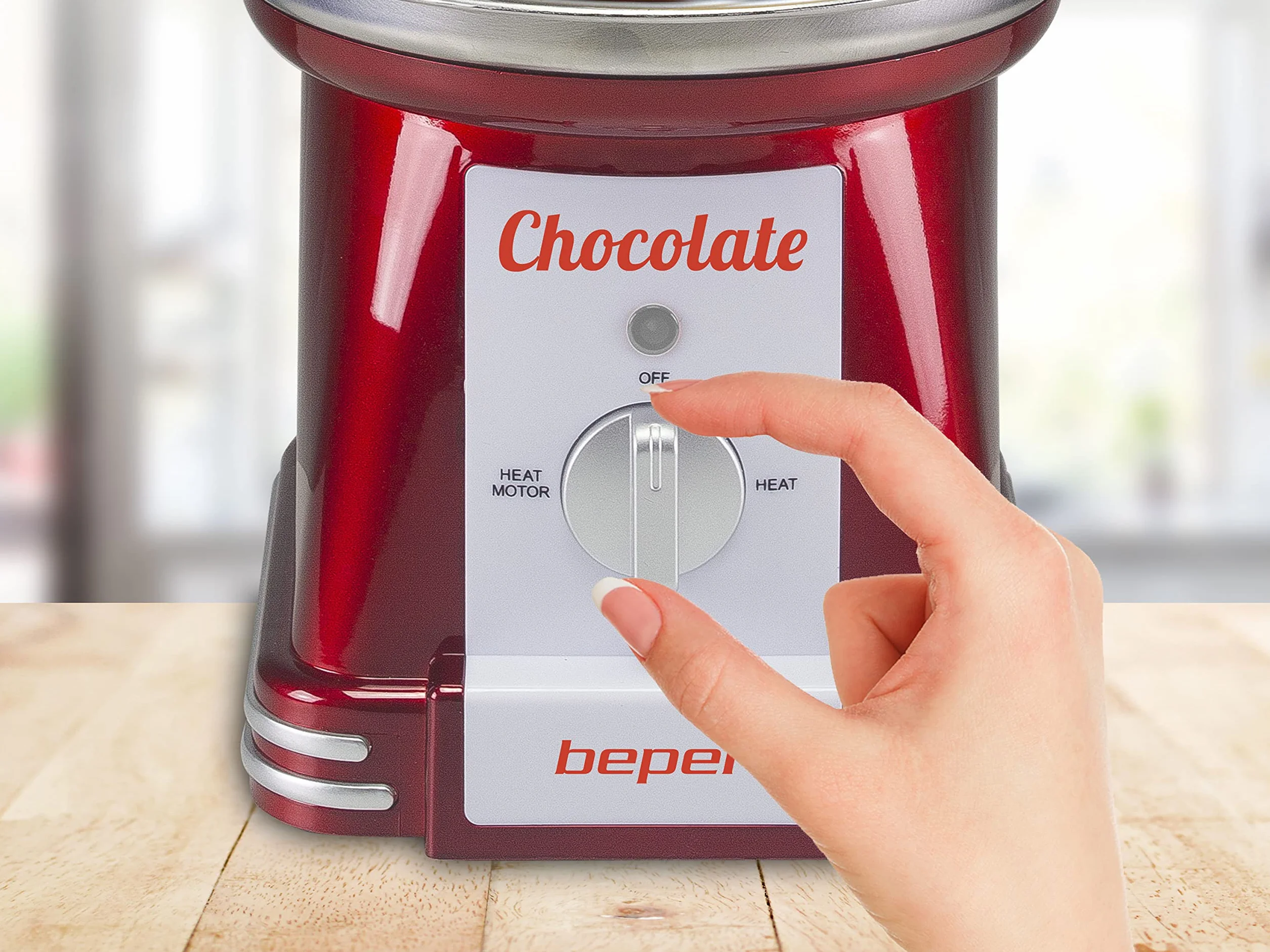 BEPER P101CUD200 Fontana di Cioccolato 750 ml XXL - Fontana di Cioccolato Cascata a 3 Livelli