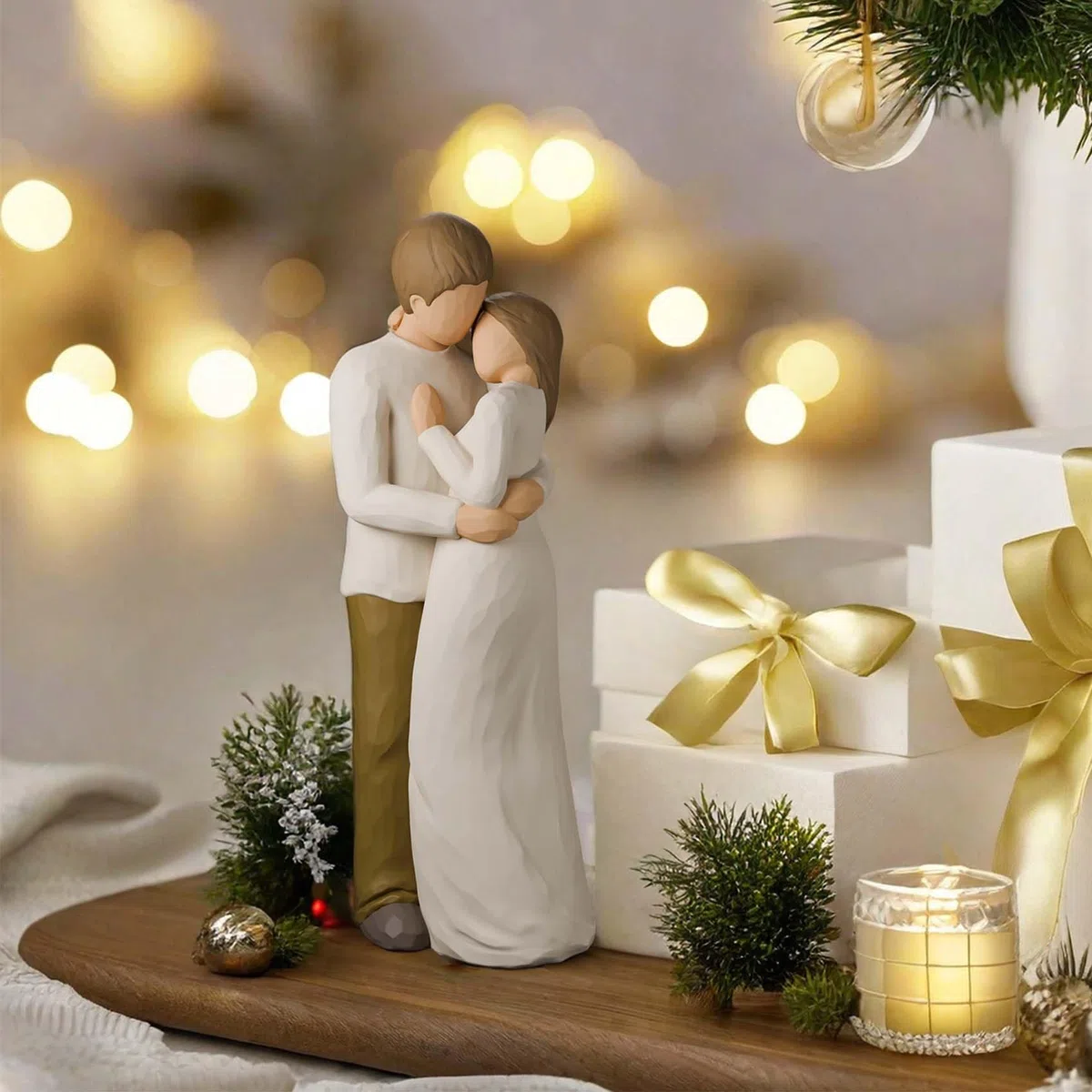 Statuetta di coppia, statuetta d'amore, regalo per matrimonio, coppia romantica, ottimo regalo per anniversario, San Valentino, compleanno