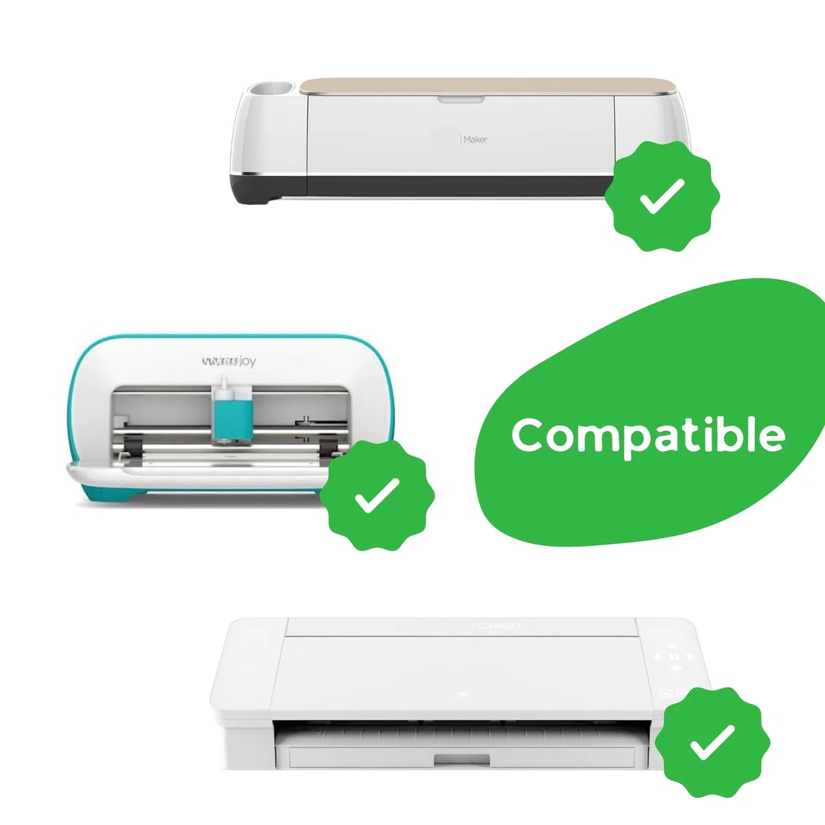 Kit di accessori per Cricut Joy/Maker – Organizer compatto Scrapbooking Feltri, Strumenti e Vinile