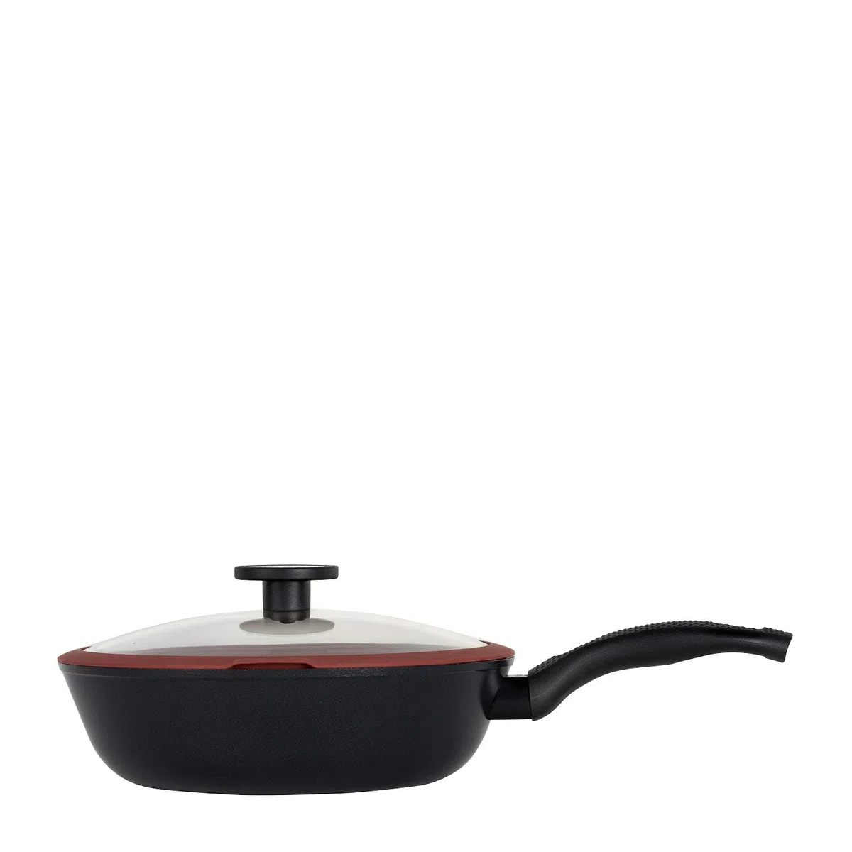 CLASSE ITALY, Linea TUSCANY, Wok cm 28 - Antiaderente naturale a 5 strati, alta resistenza, senza PTFE, PFOA, PIOMBO, CADMIO, per Induzione e Fiamma