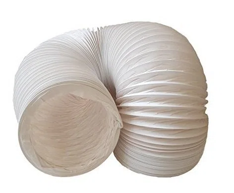 Tubo di scarico aria daniplus, flessibile, in PVC, diametro 150 mm, lunghezza 4 m, perfetto per impianti di climatizzazione, asciugatrici e cappe aspiranti