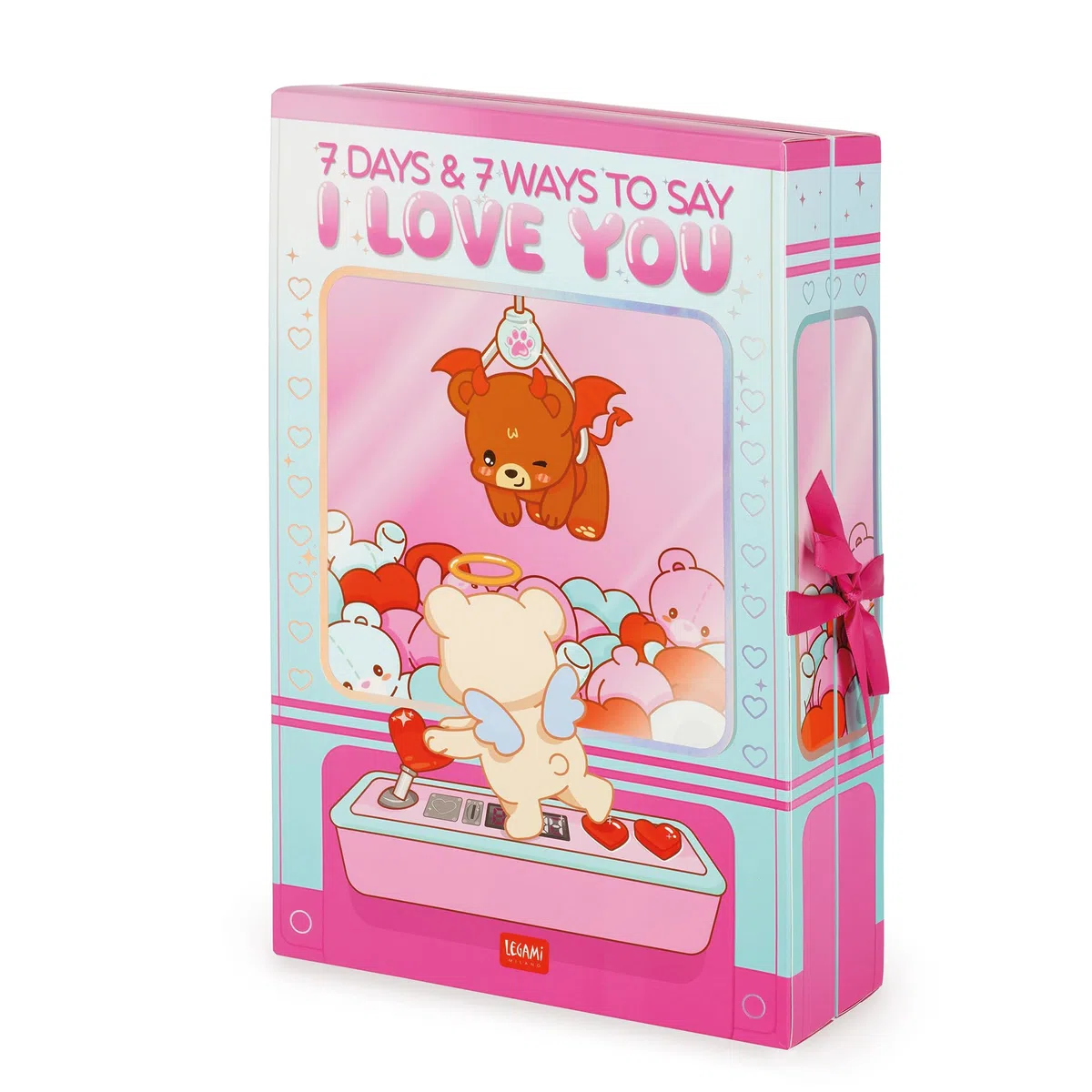 Legami - Scatola con 7 sorprese - 7 Days & 7 Ways to Say I Love You, con Dettagli in UV, Idea Regalo
