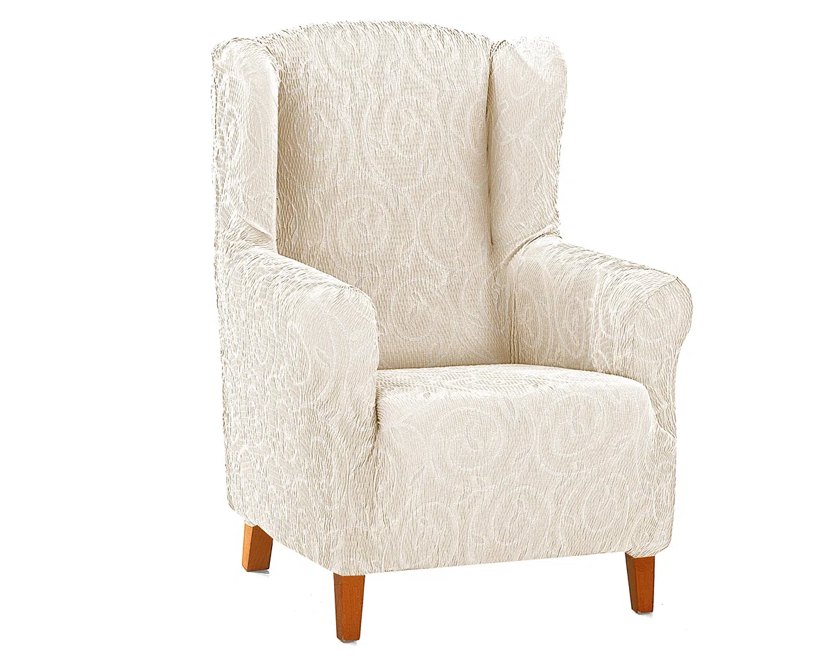 Martina Home Indiana Copripoltona sillón Relax, Crudo, Orejero