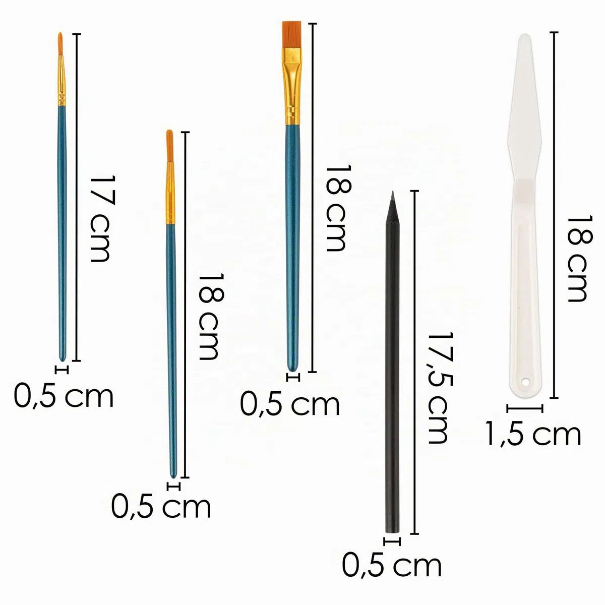 OfficeTree 24x 12 ml Kit pittura olio con pennello e tavolozza - Kit per la pittura con accessori - Colori ad olio per pittura su tela con trementina, fissante e blocco per pittura - Set dipingere