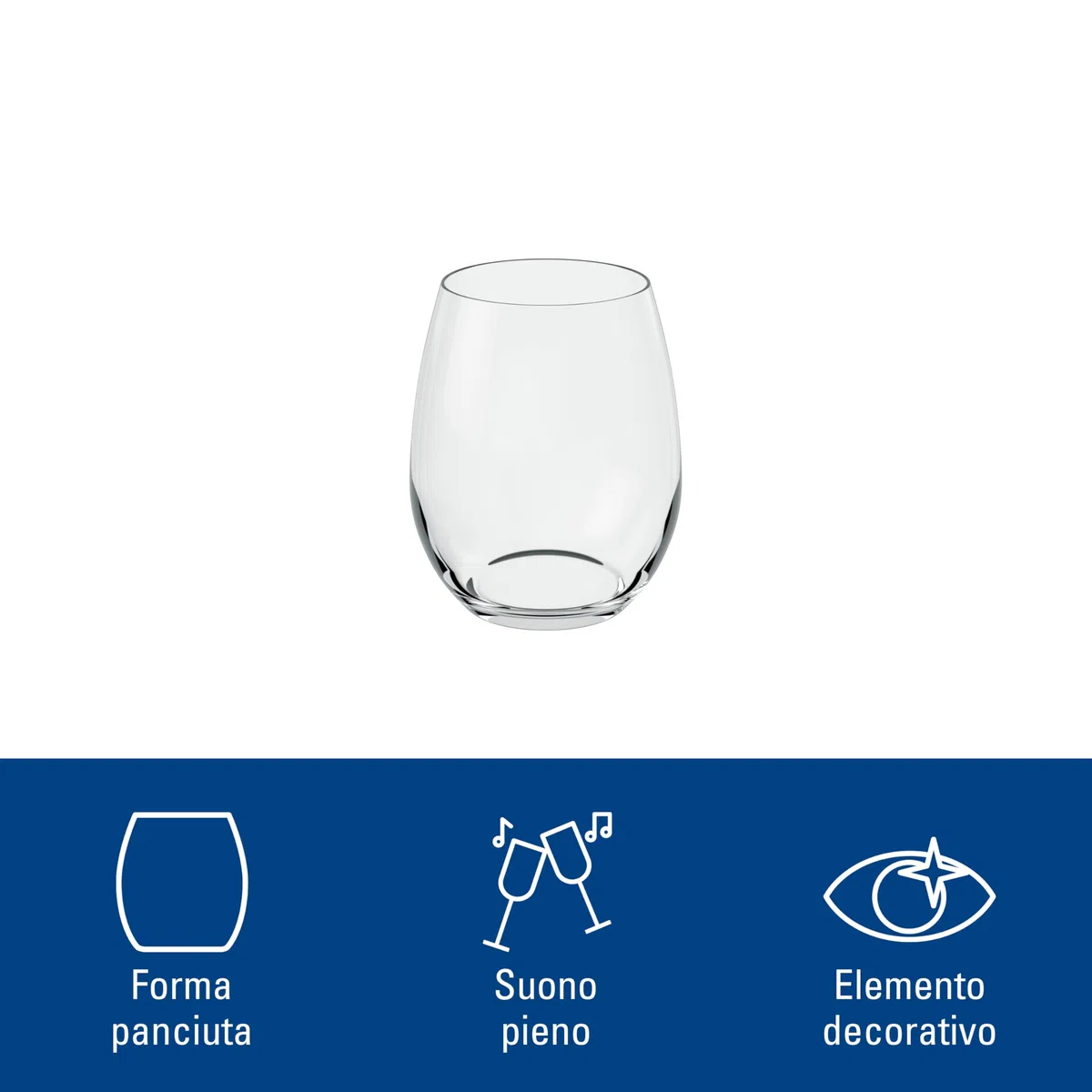 Villeroy & Boch – Entree Bicchiere da Acqua 4 Pezzi Trasparente, Lavabile in Lavastoviglie, Bicchieri Acqua Transparenti, Bichhieri Di Cristallo Moderni, Bicchieri Di Succo, Set Bicchier, Cristallo