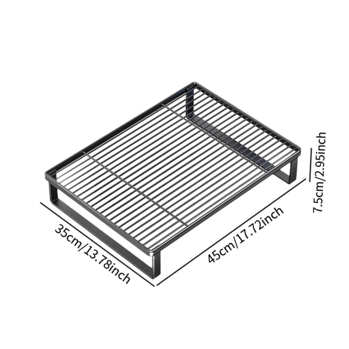 Homyl Supporto per Forno a Microonde da Appoggio per Piano Cottura a Gas da Cucina per Armadio Fornello