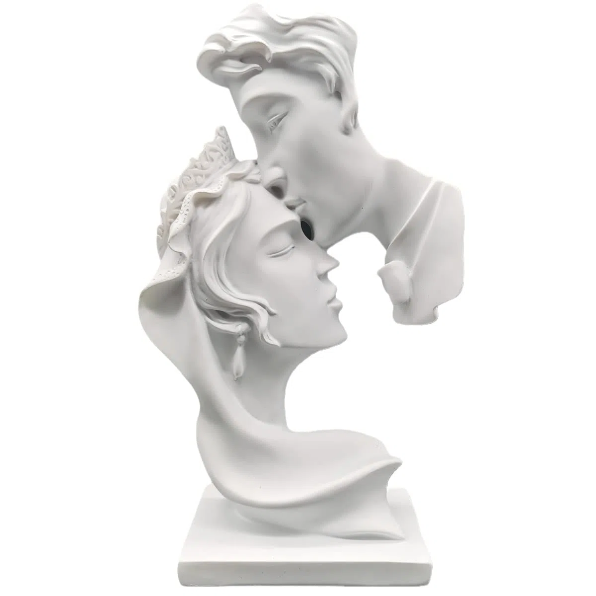 Statua Bacio d'Amore, Statue Decorative, Figure Decorative, Statuette Decorative Casa, Soggiorno Decorativo Moderno da Appoggiare, Scultura Astratta in Poliresina, Idea Regalo