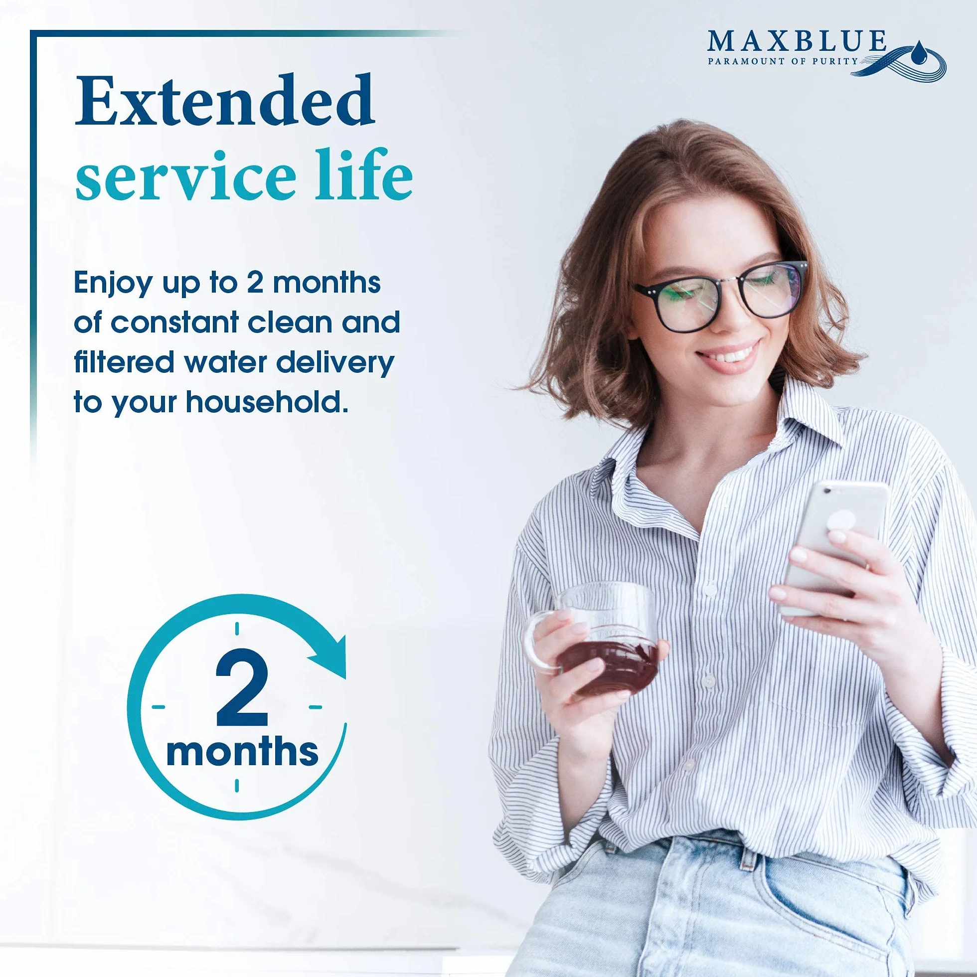 Maxblue Certificato TÜV SÜD Filtro Acqua da Caffè, Sostituzione per Brita Intenza+ 00575491 575491 1010120 CA6702/00 CA6706/48 (4)