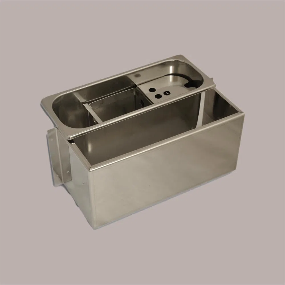 Lucgel Lavaporzionatore Acciaio Inox per Gelaterie 27x11 H12 Cm