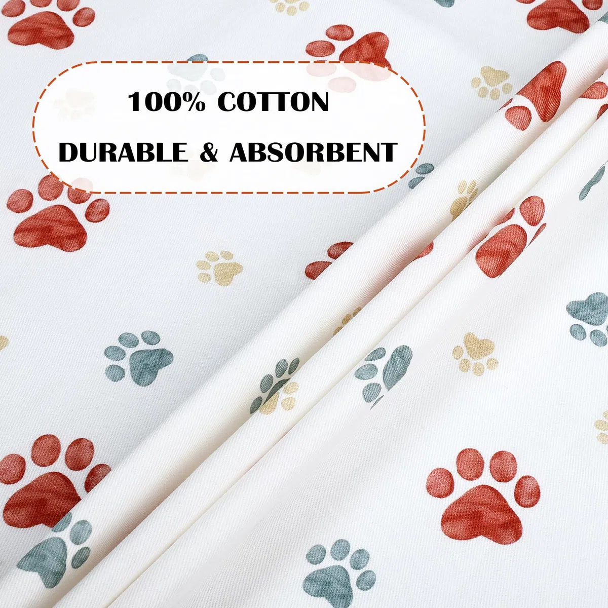 Strofinacci Da Cucina Cotone Set Di 4, Panni Da Cucina In 100% Cotone Multiuso Morbidi E Assorbenti Strofinacci Canovaccio Cucina Strofinacci Da Bar(48 x 70CM, Gatto Dei Cartoni Animati)
