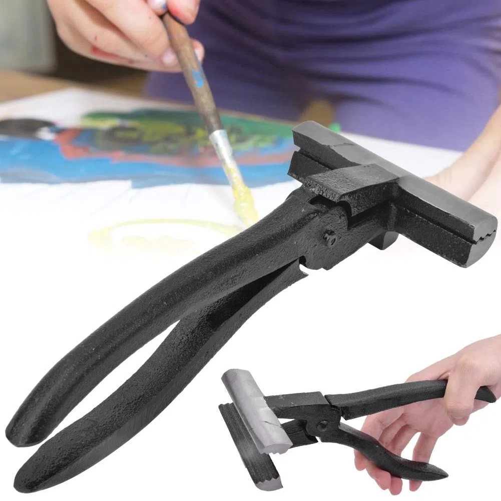 Pinza per allungare la tela, strumento per allungare, ghisa per pittura a olio