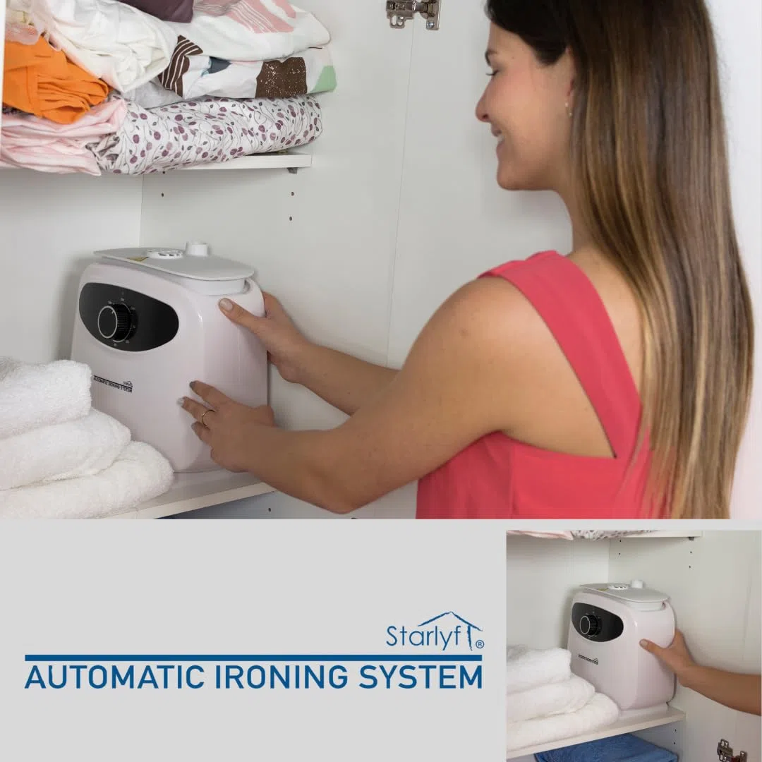 STARLYF Robot da stiratura, 1200 W, 2 in 1, asciugatura e stiratura, rimuove i cattivi odori e deodorizza, facile da usare, manichino di stiratura e asciugatura