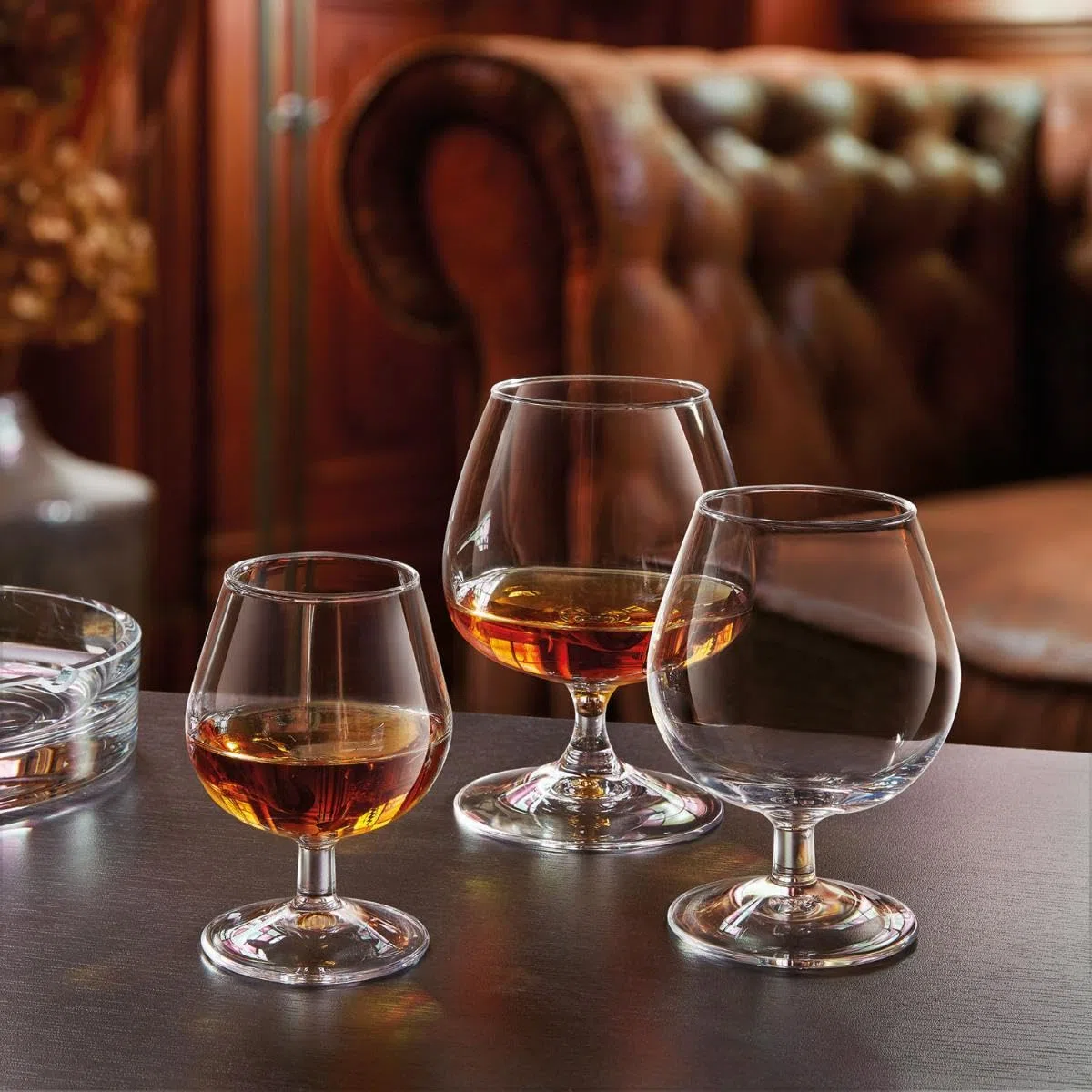 Arcoroc Bicchiere da cognac in vetro della serie Degustation, senza graduazione, 410ml, Senza indicatore di riempimento