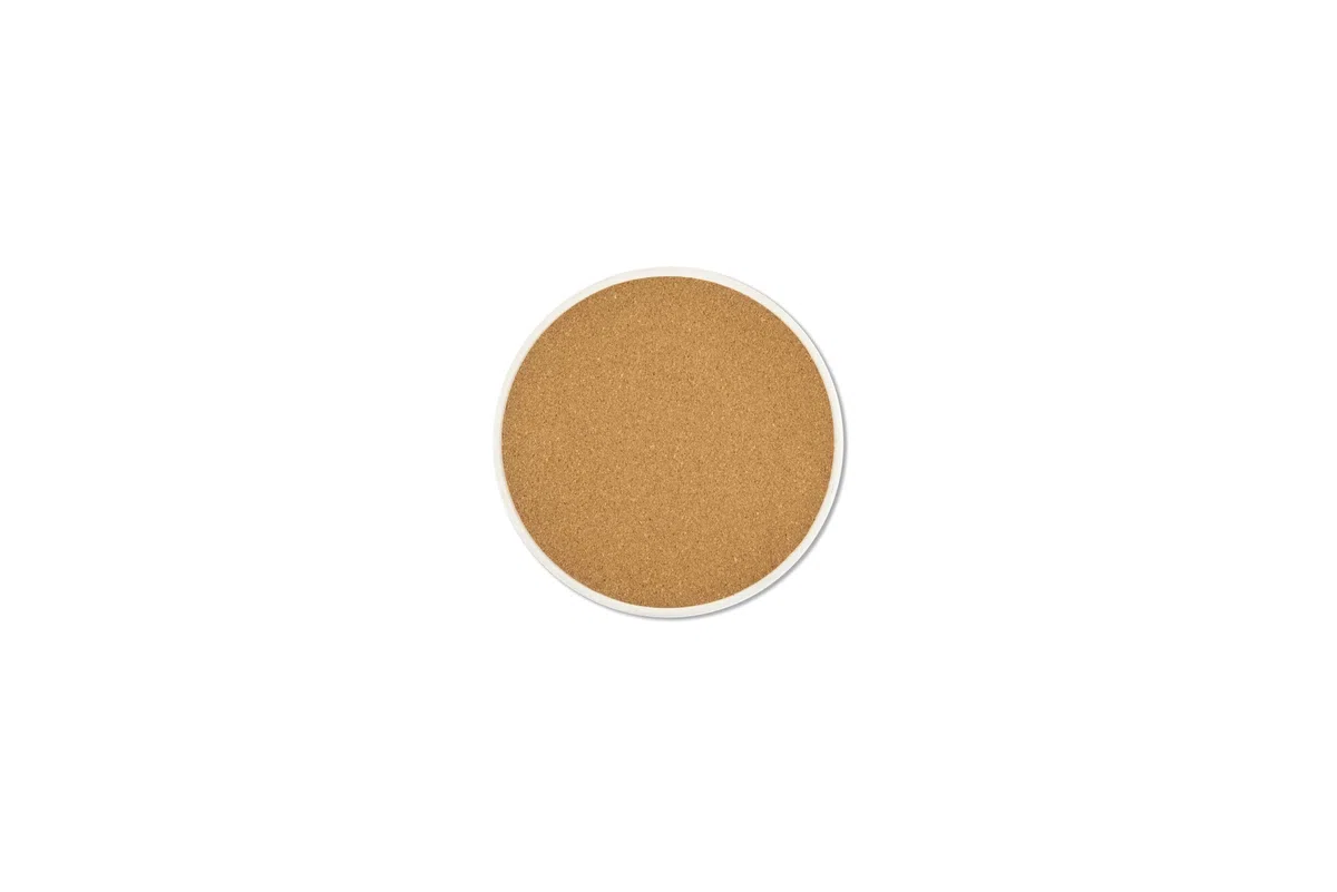Excelsa Gnomo Set 6 Sottobicchieri, Ceramica, Base in Sughero, Diametro 10,5 Cm., Multidecoro