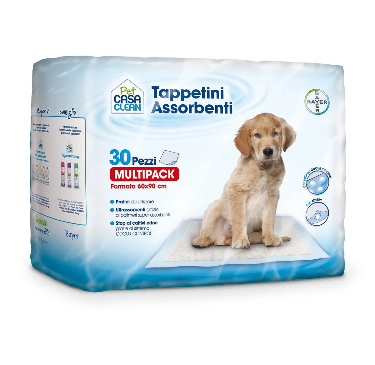 Bayer - Tappetini Assorbenti Multipack, 60x90 cm, 30 pezzi