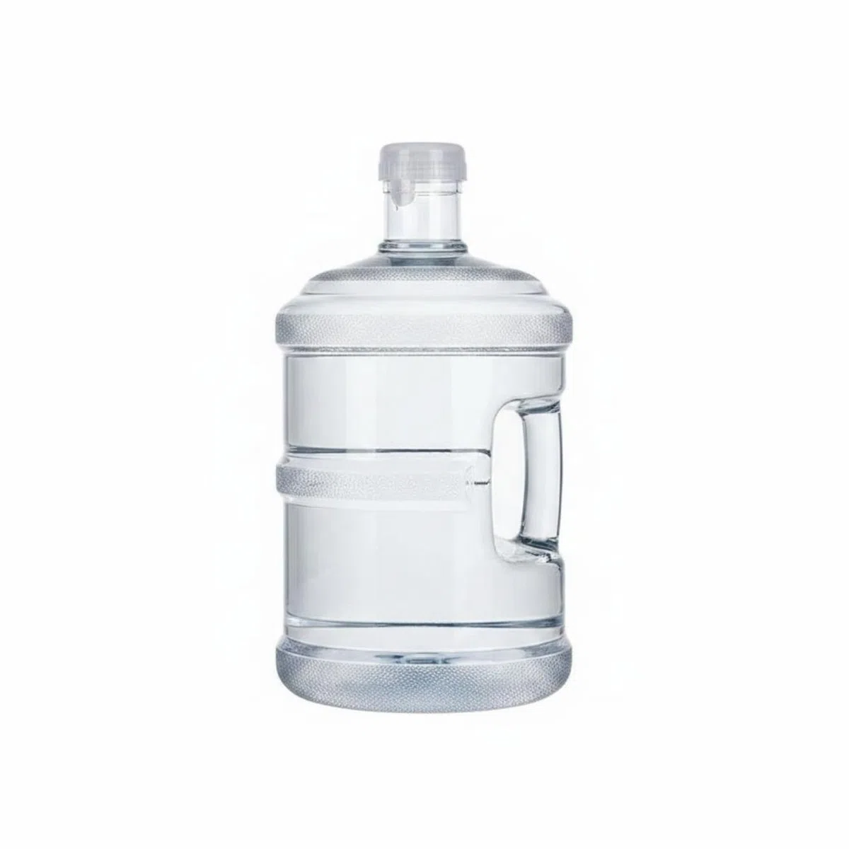 Bottiglia Acqua in PC Plastica Ispessita Tanica Acqua con Manico Portatile Bottiglione Trasparente con Tappo per Casa, Ufficio, 11.3 Litri