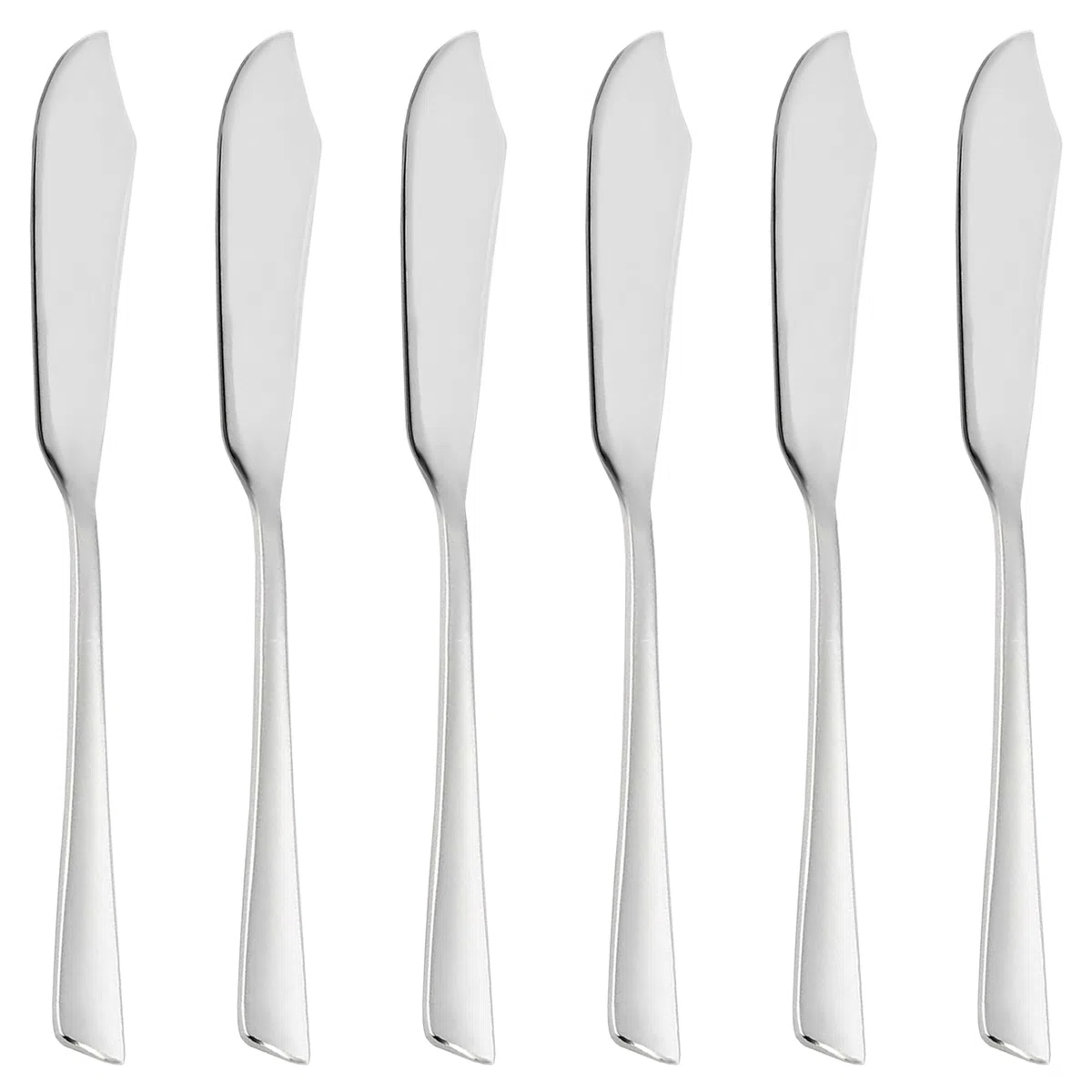 Coltelli pesce da tavola acciaio inossidabile lucidato a specchio 6 pezzi coltello pesce tavola coltelli da pesce tavola coltelli da tavola per pesce coltelli da tavola per pesce