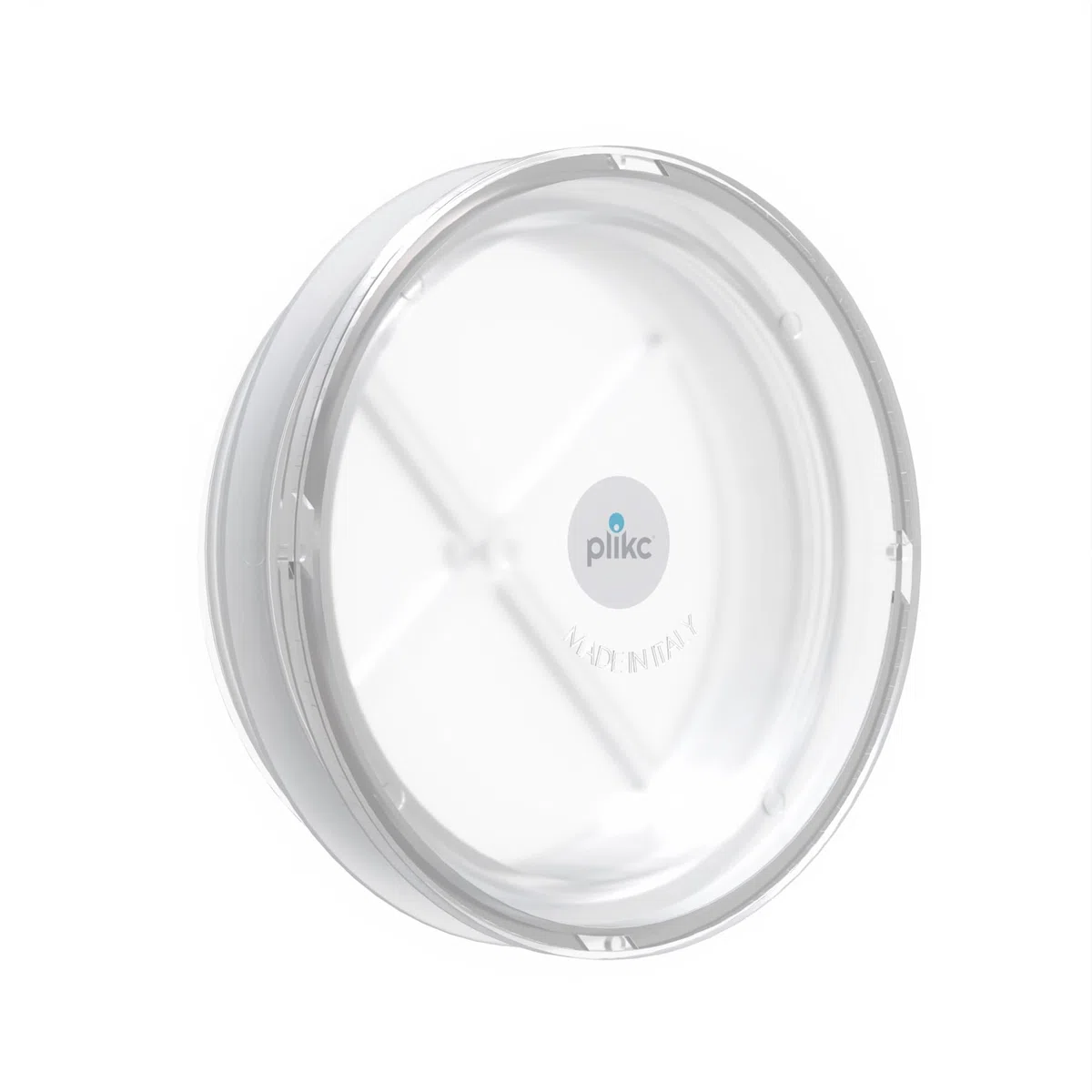 Plikc Nic150 - Tappo per condizionatori per foro vetro Ø120mm. - Tubo Ø150mm.