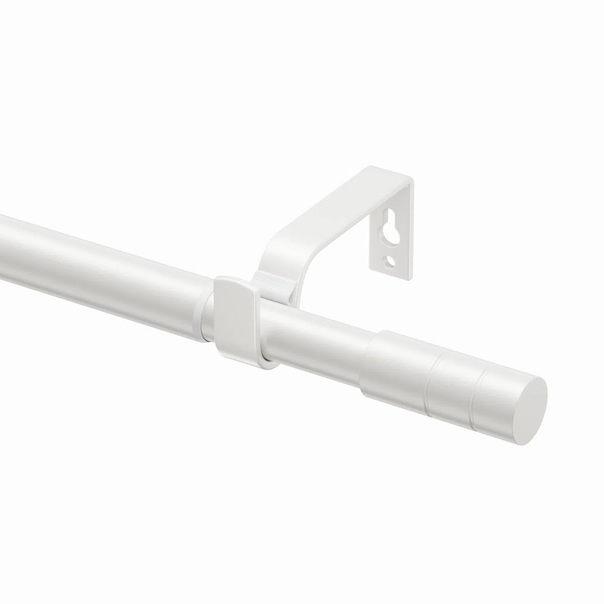 Bastoni per tende estensibili 72-220 cm, diametro 19 mm, per tende con occhielli, asta in metallo con estremità cilindriche, asta regolabile per finestre, soggiorno, cucina, camera da letto