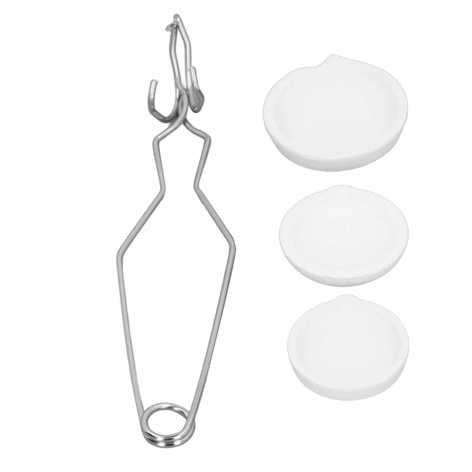 Set Crogiolo Al Quarzo da 250 G, 150 G, 100 G con Supporto in Acciaio Inossidabile, per Fondere Oro, Argento, Rame, Ideale per Gioiellieri e Metalmeccanici