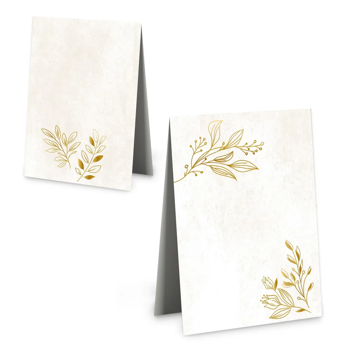 Segnaposto eleganti con lamina oro, set da 25: cartoncini segnaposto per matrimonio, compleanno, battesimo, cresima e comunione, decorazione tavola cerimonia, biglietti da tavolo beige, 8,5 x 5,5 cm