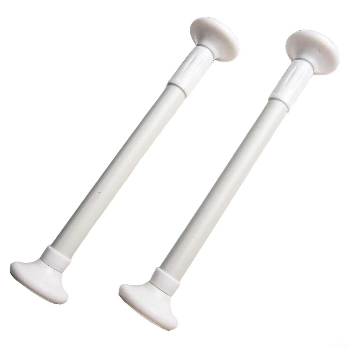2 aste di supporto telescopiche, sistema di supporto regolabile, asta di supporto regolabile per armadietti, 30-50 cm/50-80 cm, staffa di sollevamento per armadietti e divani (50-80 cm bianco)