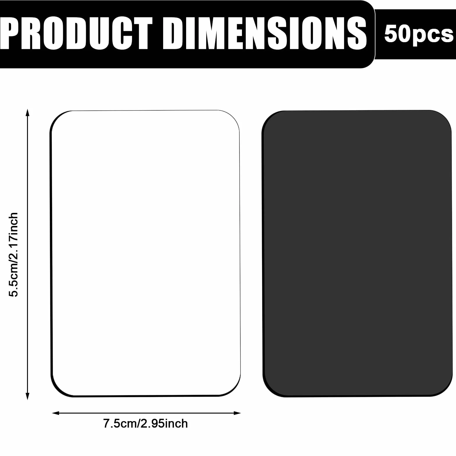 50 magneti per frigo a sublimazione, 5,5 cm x 7,5 cm, per fai da te, cucina, forno a microonde, ufficio, parete, decorazione