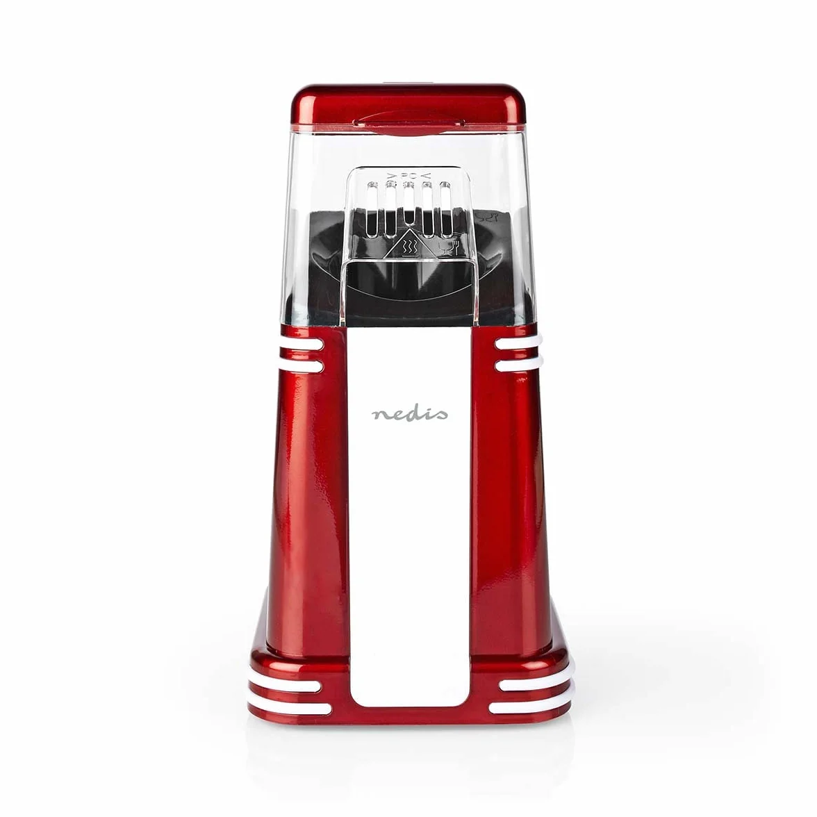 Macchina Popcorn - 1200 W - 2-4 min - Bianco/Rosso